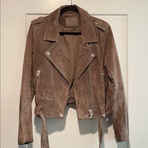 Blank NYC Suede Moto Jacket